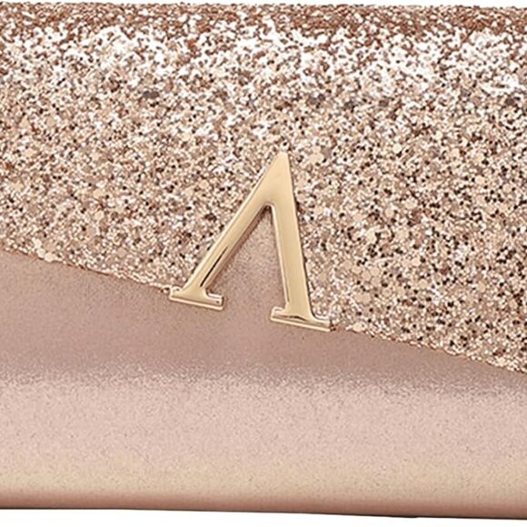 Glitter Clutch Bag Women Evening Wedding Purse Sparkly Handbag Party - Picture 1 of 5
